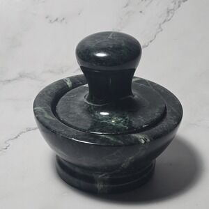 Mortar‎ and Pestle Set Green Marble